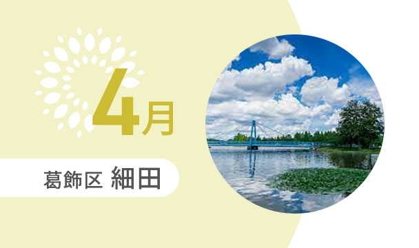4月の外出カレンダー（葛飾区細田）